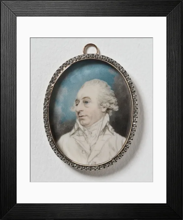 Framed Print : Self portrait, c1800. Creator: Richard Cosway Framed Print : Self portrait, c1800. Creator: Richard Cosway