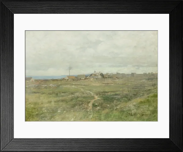 Framed Print : View towards Visby ring wall. Creator: Victor Forssell Framed Print : View towards Visby ring wall. Creator: Victor Forssell