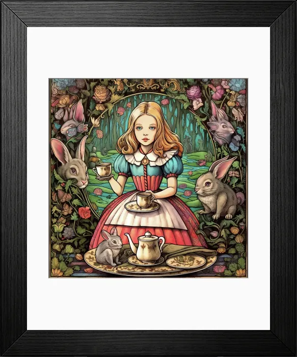 Framed Print : AI IMAGE - Alice, from Alice in Wonderland, 2023. Creator: Heritage Images. AI IMAGE - Alice, from Alice in Wonderland, 2023. Creator: Heritage Images Framed Print : AI IMAGE - Alice, from Alice in Wonderland, 2023. Creator: Heritage Images. AI IMAGE - Alice, from Alice in Wonderland, 2023. Creator: Heritage Images