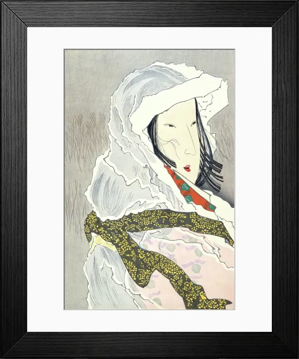 Framed Print : The Dancer Hotoke Gozen at Gioji (image 2 of 3), Published in 1897. Creator: Kobayashi Kiyochika Framed Print : The Dancer Hotoke Gozen at Gioji (image 2 of 3), Published in 1897. Creator: Kobayashi Kiyochika