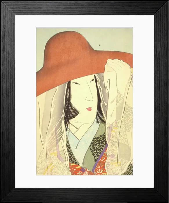 Framed Print : Lady Sei Shonagon (image 2 of 3), 1896. Creator: Kobayashi Kiyochika Framed Print : Lady Sei Shonagon (image 2 of 3), 1896. Creator: Kobayashi Kiyochika