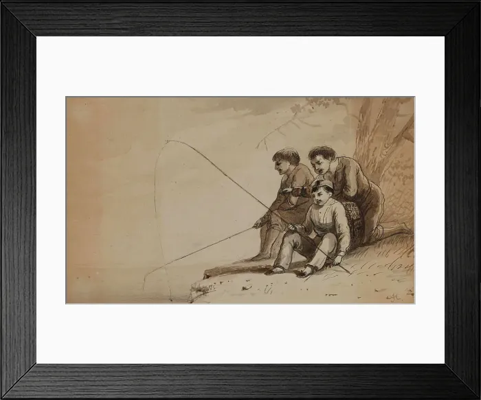 Framed Print : Pull-Up Charley, 1825-1870. Creator: Alfred Jacob Miller Framed Print : Pull-Up Charley, 1825-1870. Creator: Alfred Jacob Miller