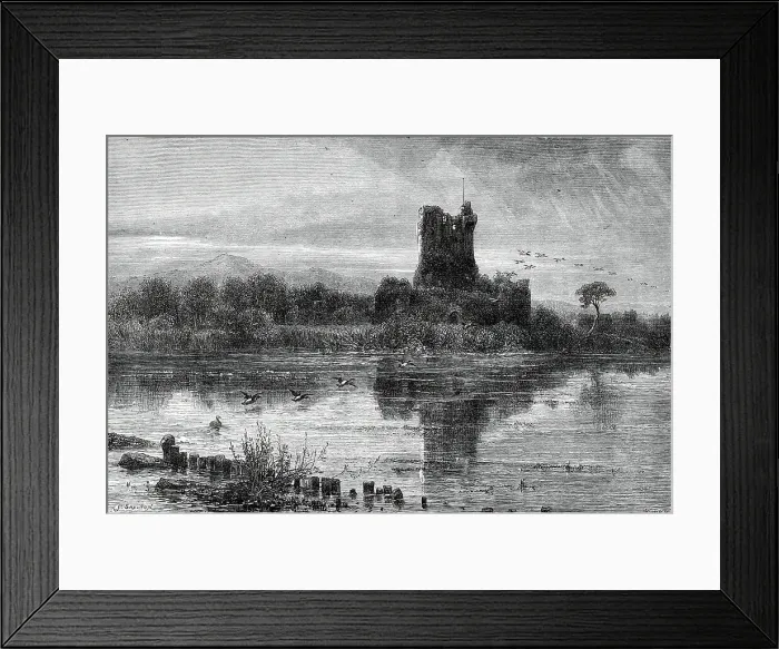 Framed Print : Ross Castle (from Picturesque Europe'), 1876. Creator: Josiah Wood Whymper. Ross Castle (from Picturesque Europe'), 1876. Creator: Josiah Wood Whymper Framed Print : Ross Castle (from Picturesque Europe'), 1876. Creator: Josiah Wood Whymper. Ross Castle (from Picturesque Europe'), 1876. Creator: Josiah Wood Whymper