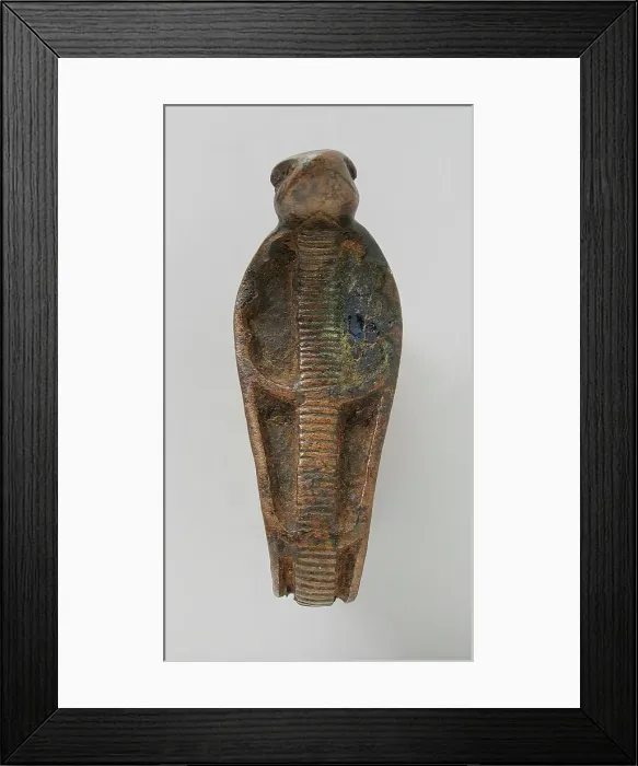 Framed Print : Inlaid Bronze Cobra Element (image 2 of 2), Late Period-Ptolemaic Period (664-30 BCE). Creator: Unknown Framed Print : Inlaid Bronze Cobra Element (image 2 of 2), Late Period-Ptolemaic Period (664-30 BCE). Creator: Unknown
