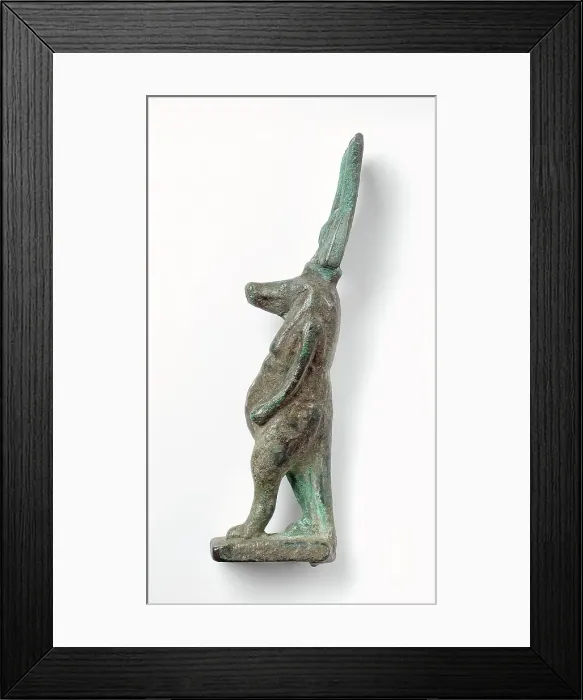 Framed Print : Figurine of the Pregnant Hippo Goddess Taweret, Late Period-Ptolemaic Period (664-30 BCE). Creator: Unknown Framed Print : Figurine of the Pregnant Hippo Goddess Taweret, Late Period-Ptolemaic Period (664-30 BCE). Creator: Unknown