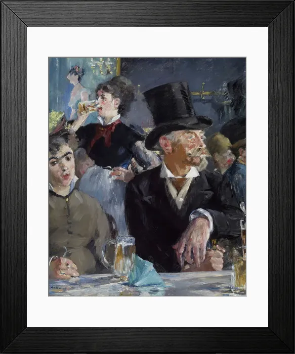 Framed Print : The Café-Concert, c1879. Creator: Edouard Manet Framed Print : The Café-Concert, c1879. Creator: Edouard Manet