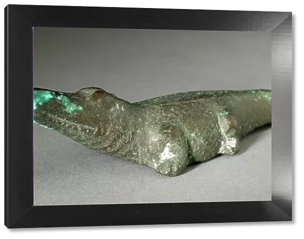 Crocodile Figurine, Late Period-Roman Period (711 BCE-150 CE). Creator: Unknown