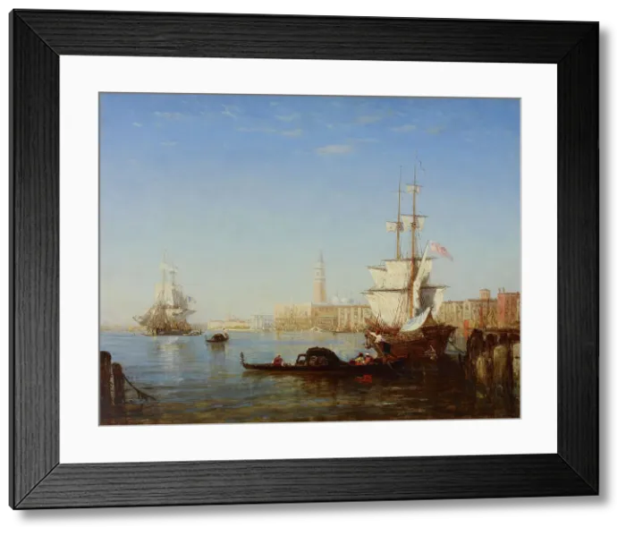 Framed Print : Venice, Morning, c1864. Creator: Felix Francois Georges Philibert Ziem Framed Print : Venice, Morning, c1864. Creator: Felix Francois Georges Philibert Ziem