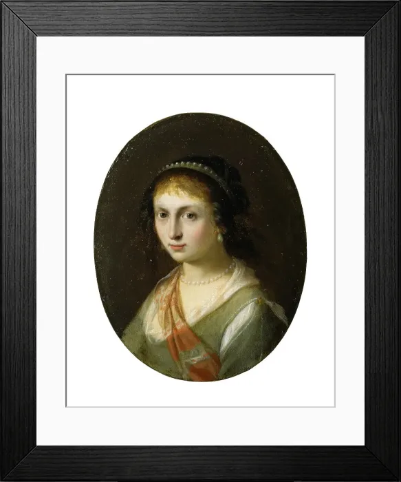 Framed Print : Portrait of Susanna van Collen, c1626. Creator: Cornelis van Poelenburgh Framed Print : Portrait of Susanna van Collen, c1626. Creator: Cornelis van Poelenburgh