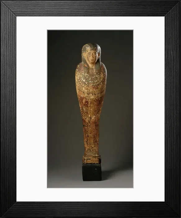 Framed Print : Osirid Funerary Figure, Late Period to Ptolemaic Period (724-31 BCE). Creator: Unknown Framed Print : Osirid Funerary Figure, Late Period to Ptolemaic Period (724-31 BCE). Creator: Unknown