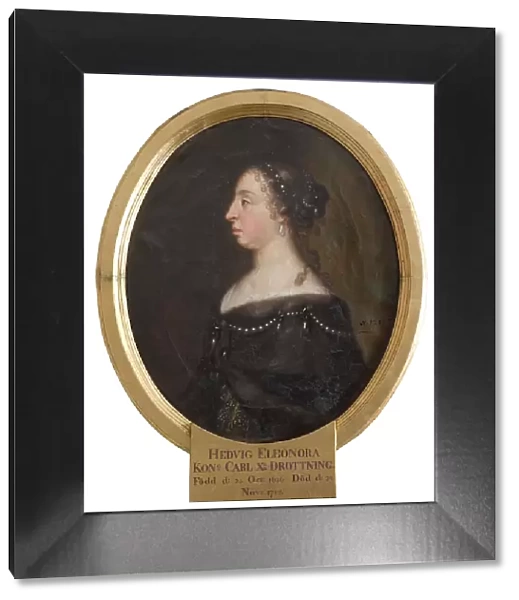 Hedvig Eleonora, 1636-1715, Princess of Holstein-Gottorp, Queen of Sweden, c17th century. Creator: David Klocker Ehrenstrahl