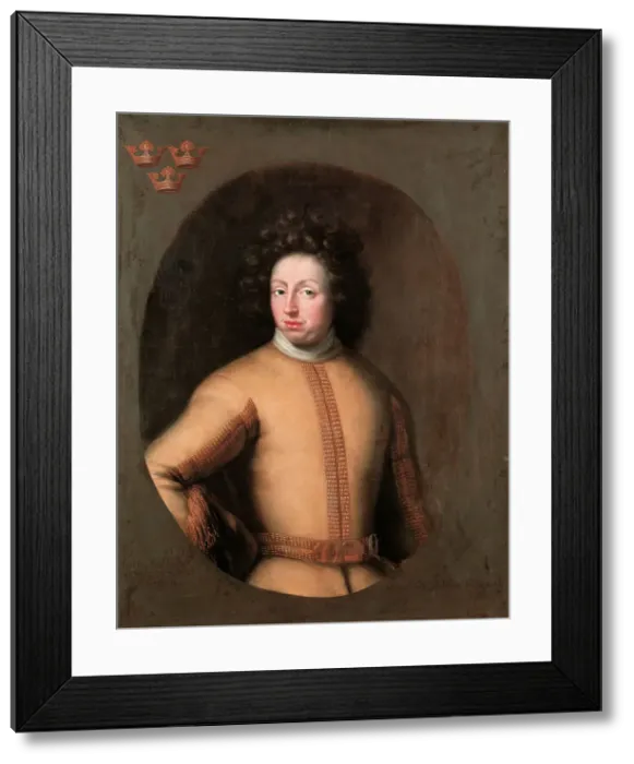Framed Print : Karl XI, 1655-1697, King of Sweden, Palatine Count of Zweibrücken, 1685. Creator: David Klocker Ehrenstrahl Framed Print : Karl XI, 1655-1697, King of Sweden, Palatine Count of Zweibrücken, 1685. Creator: David Klocker Ehrenstrahl