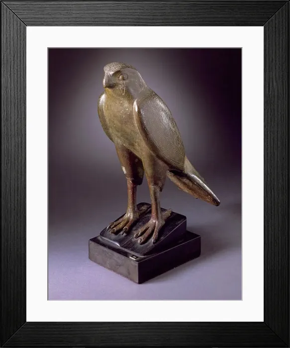 Framed Print : Figure of Horus as a Falcon, 711 B.C.. Creator: Unknown Framed Print : Figure of Horus as a Falcon, 711 B.C.. Creator: Unknown
