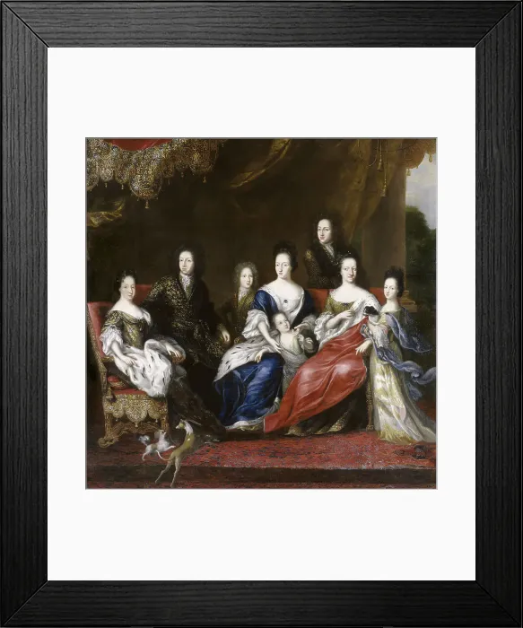 Framed Print : Karl XI King of Sweden with family, c17th century. Creator: David Klocker Ehrenstrahl Framed Print : Karl XI King of Sweden with family, c17th century. Creator: David Klocker Ehrenstrahl