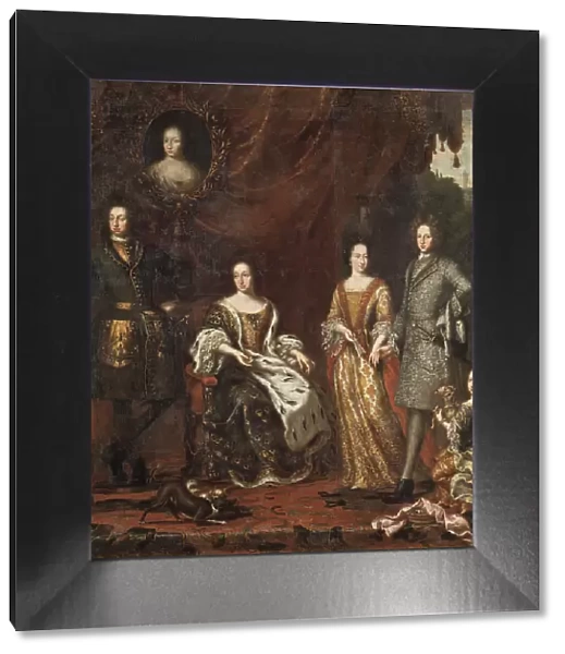 Karl XI King of Sweden with family, 1697. Creator: David Klocker Ehrenstrahl