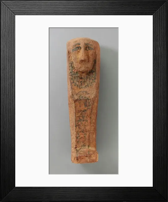 Framed Print : Shabti and Coffin, Middle Kingdom-Ptolemaic Period (2061-31 BCE). Creator: Unknown Framed Print : Shabti and Coffin, Middle Kingdom-Ptolemaic Period (2061-31 BCE). Creator: Unknown