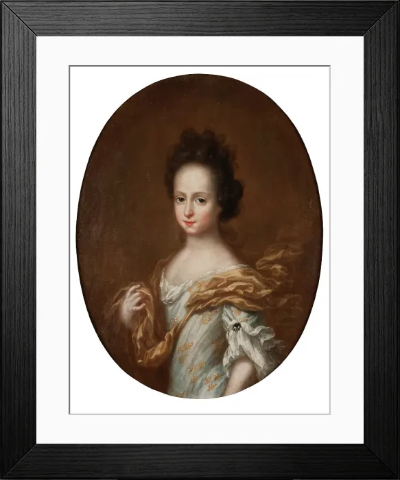 Framed Print : Hedvig Sophia of Sweden (1681-1708), Swedish princess and a Duchess Consort... 17th century. Creator: David Klocker Ehrenstrahl Framed Print : Hedvig Sophia of Sweden (1681-1708), Swedish princess and a Duchess Consort... 17th century. Creator: David Klocker Ehrenstrahl