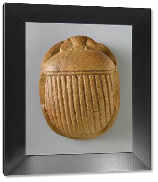 Heart Scarab (image 1 of 2), New Kingdom-Late Period (1569-525 BCE) or modern. Creator: Unknown