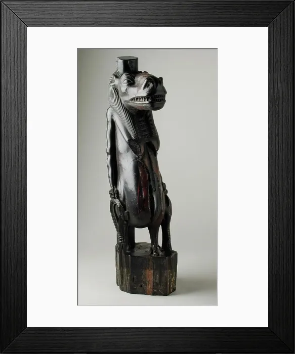 Framed Print : Figure of Taweret, New Kingdom (1600-1081 BCE). Creator: Unknown Framed Print : Figure of Taweret, New Kingdom (1600-1081 BCE). Creator: Unknown