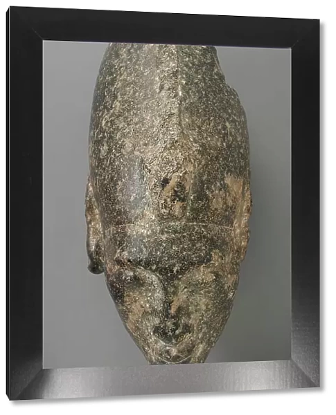 Head of a King Wearing the White Crown, Egypt, New Kingdom, Dynasty 18, reign of Akhenaten... Creator: Unknown