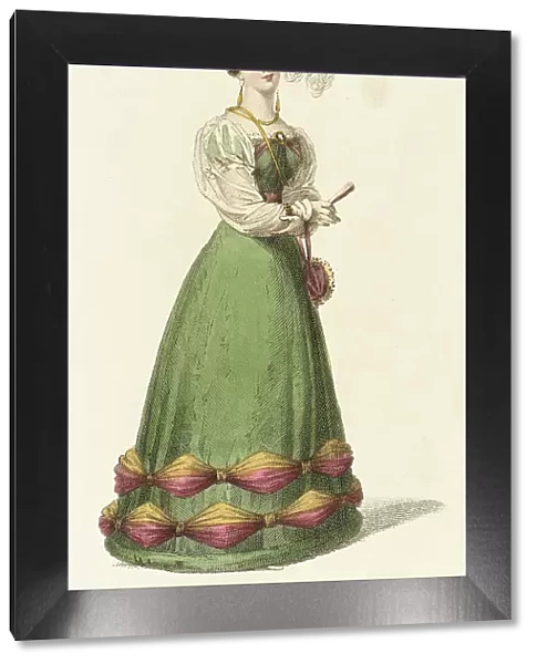 Fashion Plate (Dinner Dress), 1826. Creator: Rudolph Ackermann