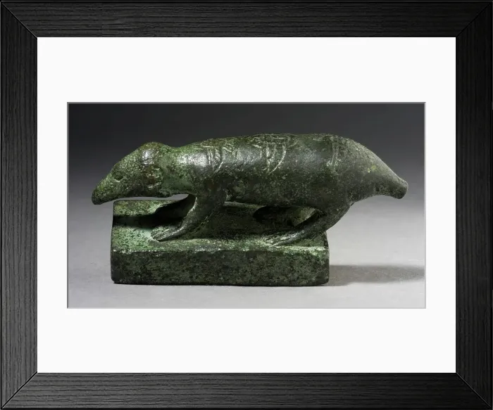 Framed Print : Ichneumon Mongoose Figurine, Probably Ptolemaic Period (323-30 BCE). Creator: Unknown Framed Print : Ichneumon Mongoose Figurine, Probably Ptolemaic Period (323-30 BCE). Creator: Unknown