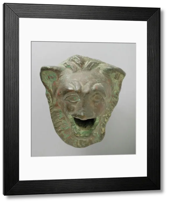 Framed Print : Lion Water Spout, Probably Roman Period (30 BCE-395 CE) or later. Creator: Unknown Framed Print : Lion Water Spout, Probably Roman Period (30 BCE-395 CE) or later. Creator: Unknown