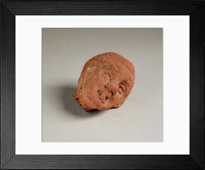 Framed Print : Human Head, Ptolemaic Period-Byzantine Period (332 BCE-641 CE). Creator: Unknown Framed Print : Human Head, Ptolemaic Period-Byzantine Period (332 BCE-641 CE). Creator: Unknown
