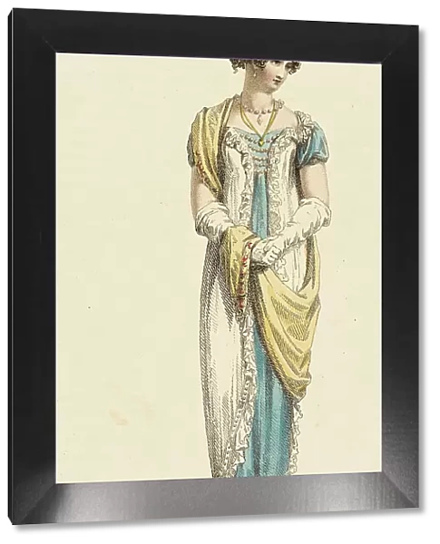 Fashion Plate (Full Dress), 1813. Creator: Rudolph Ackermann