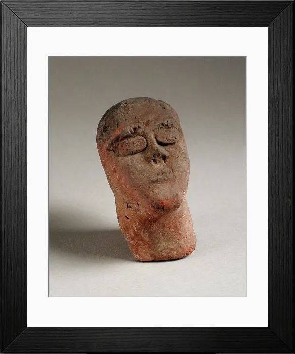 Framed Print : Head of a Man, Ptolemaic Period-Roman Period (305 BCE-337 CE). Creator: Unknown Framed Print : Head of a Man, Ptolemaic Period-Roman Period (305 BCE-337 CE). Creator: Unknown