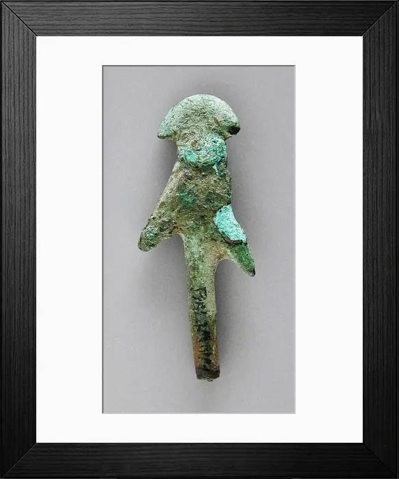Framed Print : Double Barbed Model Arrow Tip, Ptolemaic Period-Roman Period (323 BCE -300 CE). Creator: Unknown Framed Print : Double Barbed Model Arrow Tip, Ptolemaic Period-Roman Period (323 BCE -300 CE). Creator: Unknown