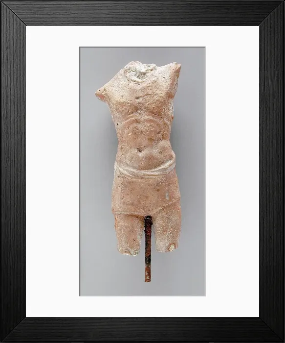 Framed Print : Male Torso, Ptolemaic Period-Roman Period (332 BCE-337 CE). Creator: Unknown Framed Print : Male Torso, Ptolemaic Period-Roman Period (332 BCE-337 CE). Creator: Unknown