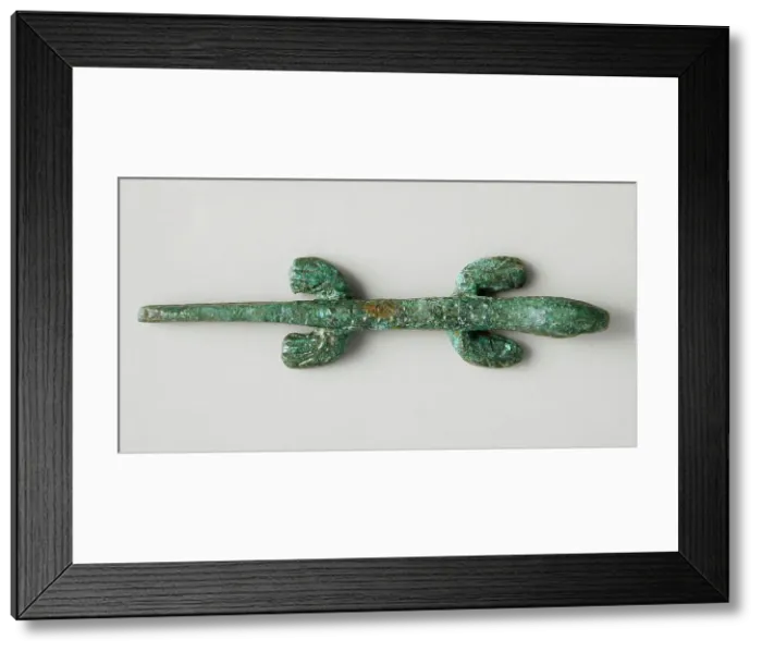 Framed Print : Lizard Figurine, Ptolemaic Period (332-30 BCE) or later. Creator: Unknown Framed Print : Lizard Figurine, Ptolemaic Period (332-30 BCE) or later. Creator: Unknown