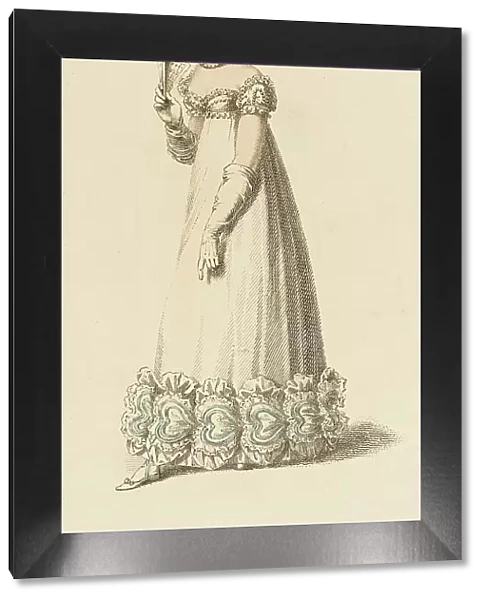 Fashion Plate (Evening Dress), 1818. Creator: Rudolph Ackermann