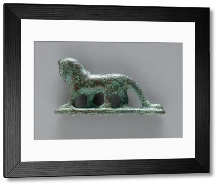 Framed Print : Human-Headed Lion Figurine, Roman Period (30 BCE-395 CE). Creator: Unknown Framed Print : Human-Headed Lion Figurine, Roman Period (30 BCE-395 CE). Creator: Unknown