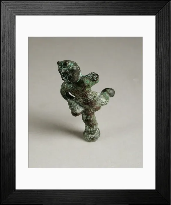 Framed Print : Dancing Figurine, Roman Period (30 BCE-395 CE) or later. Creator: Unknown