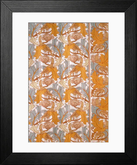 Framed Print : Halcyon, Designed c.1888; printed c.1895. Creators: Charles Francis Annesley Voysey, G. P. and J. Baker, Ltd Framed Print : Halcyon, Designed c.1888; printed c.1895. Creators: Charles Francis Annesley Voysey, G. P. and J. Baker, Ltd