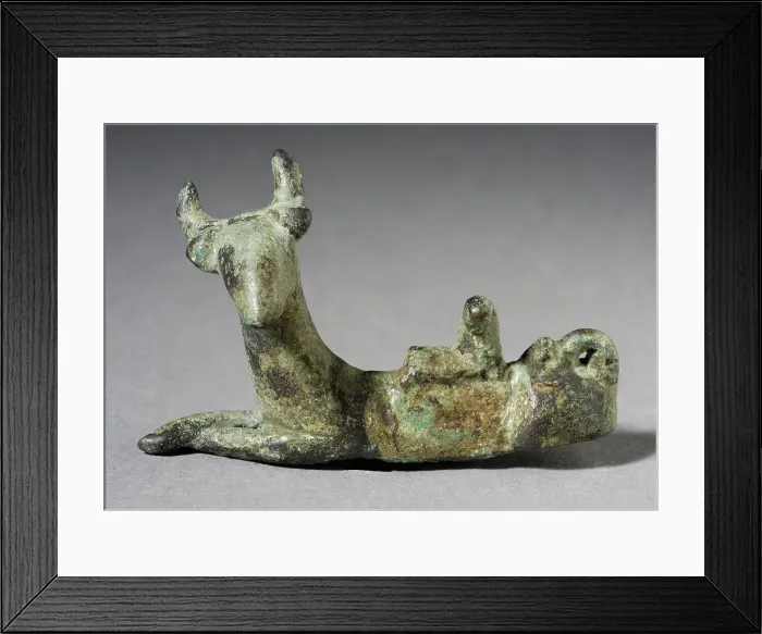Framed Print : Fibula with Architectural Design, Roman Period (30 BCE-395 CE) or later. Creator: Unknown Framed Print : Fibula with Architectural Design, Roman Period (30 BCE-395 CE) or later. Creator: Unknown