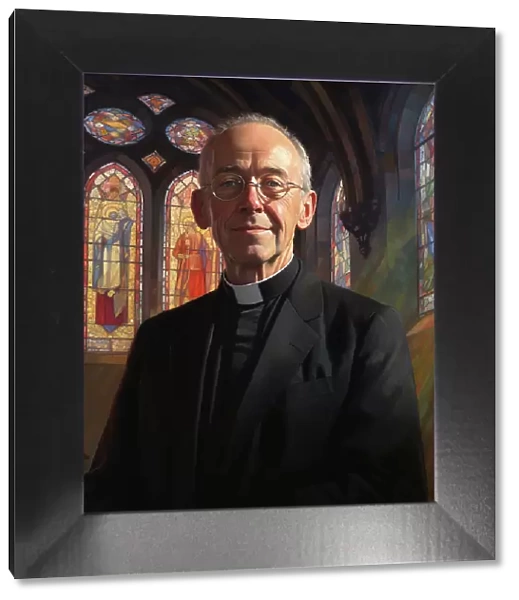 AI IMAGE - Portrait of Justin Welby, Archbishop of Canterbury, 2023. Creator: Heritage Images
