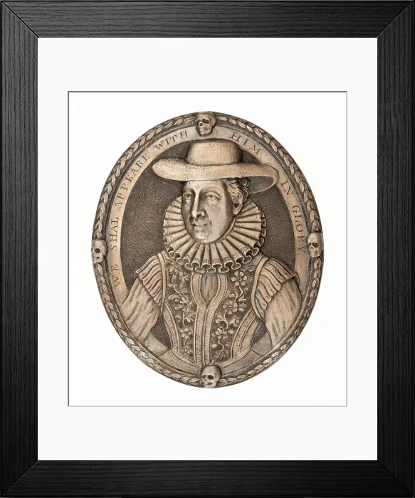 Framed Print : Nichols and Dorothy Wadham, 17th century. 1618. Creator: Unknown Framed Print : Nichols and Dorothy Wadham, 17th century. 1618. Creator: Unknown