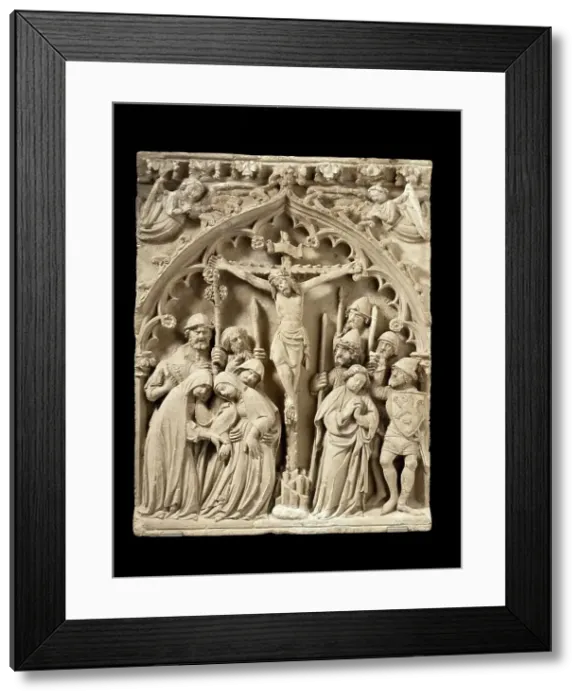 Framed Print : The Crucifixion, between c.1400 and c.1450. Creator: Unknown Framed Print : The Crucifixion, between c.1400 and c.1450. Creator: Unknown