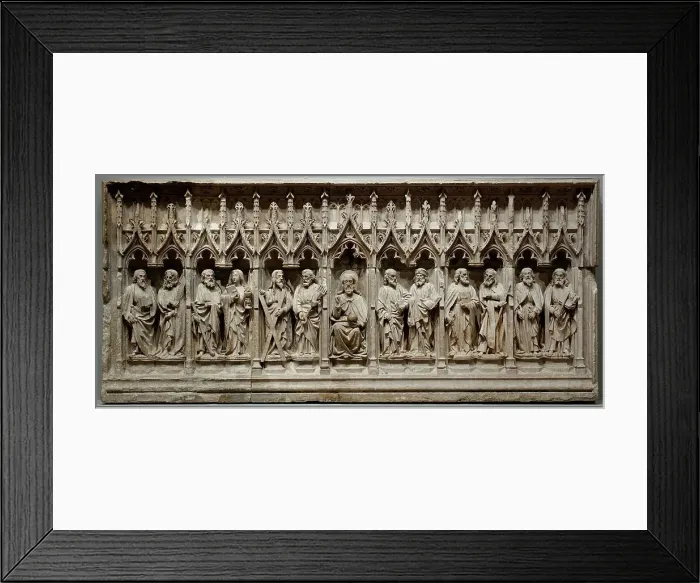Framed Print : Christ and the Twelve Disciples, between c.1450 and c.1500. Creator: Unknown Framed Print : Christ and the Twelve Disciples, between c.1450 and c.1500. Creator: Unknown
