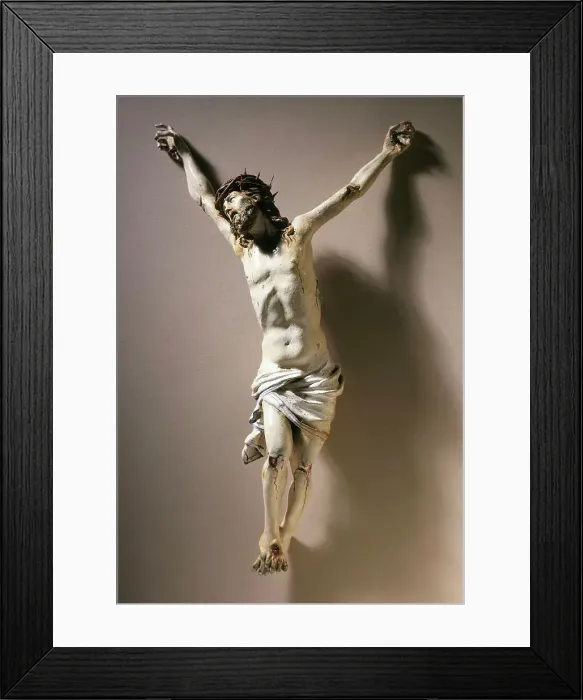 Framed Print : Corpus of the Expiring Christ, between c.1675 and c.1700. Creator: Unknown Framed Print : Corpus of the Expiring Christ, between c.1675 and c.1700. Creator: Unknown