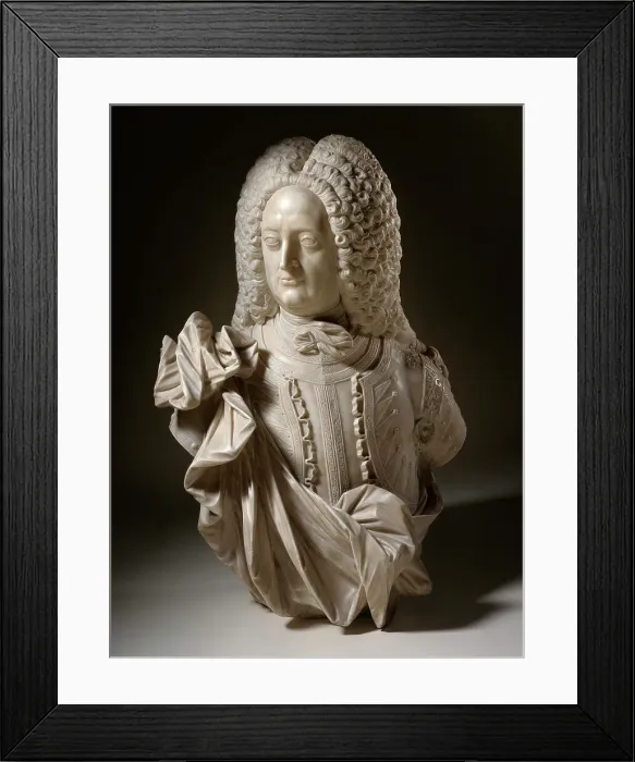 Framed Print : Portrait of a Man in Armor, between c.1710 and c.1720. Creator: Unknown Framed Print : Portrait of a Man in Armor, between c.1710 and c.1720. Creator: Unknown
