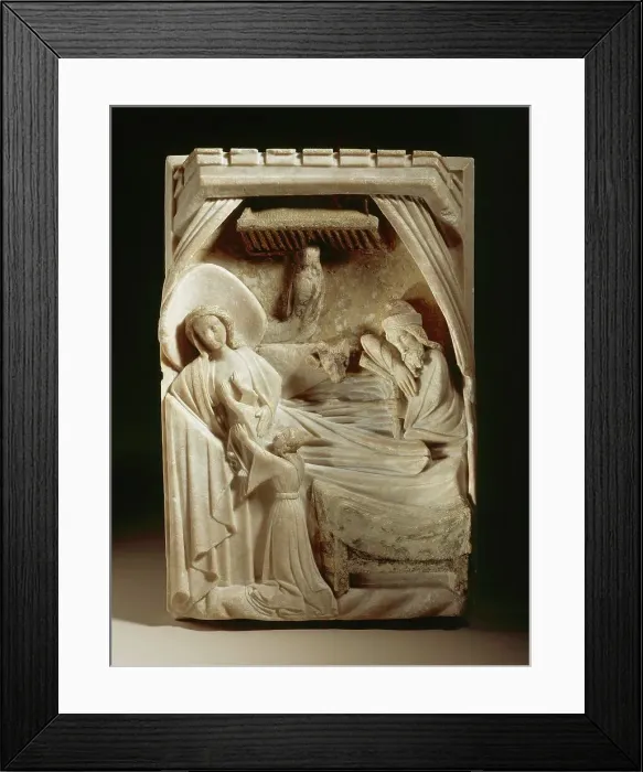 Framed Print : The Nativity, c.1400. Creator: Unknown Framed Print : The Nativity, c.1400. Creator: Unknown