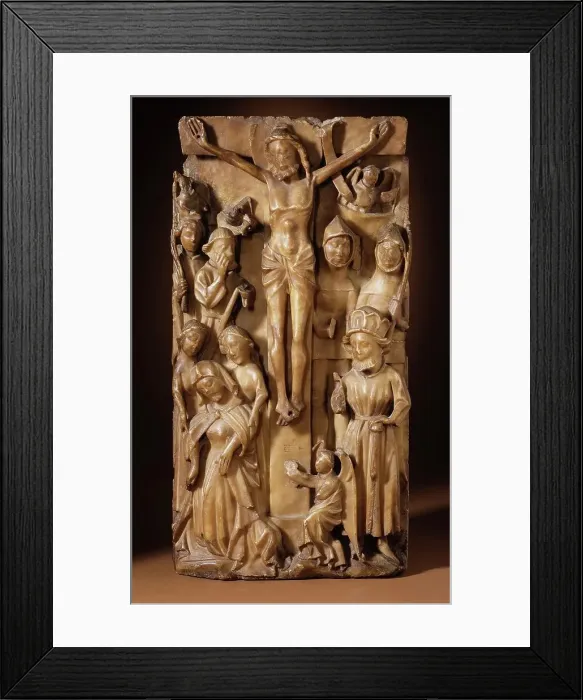 Framed Print : Crucifixion, c.1500. Creator: Unknown Framed Print : Crucifixion, c.1500. Creator: Unknown