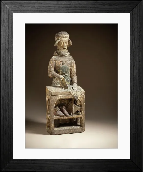 Framed Print : Saint Crispin (image 1 of 3), c.1500. Creator: Unknown Framed Print : Saint Crispin (image 1 of 3), c.1500. Creator: Unknown