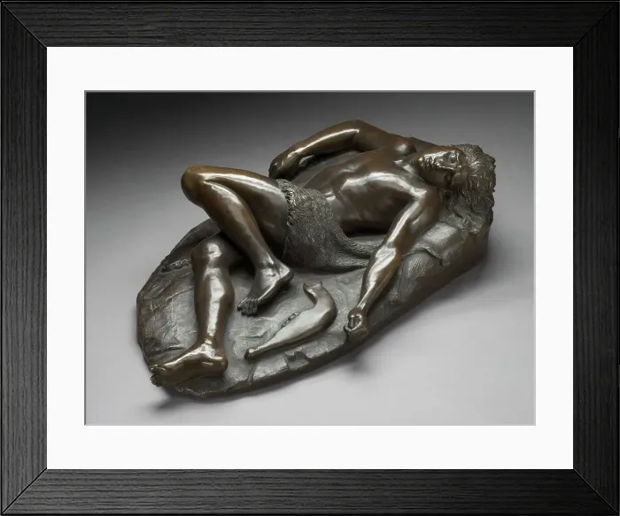 Framed Print : The Dead Abel (image 1 of 2), c.1840. Creator: Unknown Framed Print : The Dead Abel (image 1 of 2), c.1840. Creator: Unknown