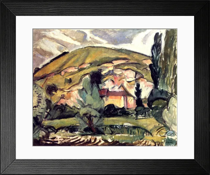 Framed Print : Hill, 1908. Artist: Othon Friesz Framed Print : Hill, 1908. Artist: Othon Friesz