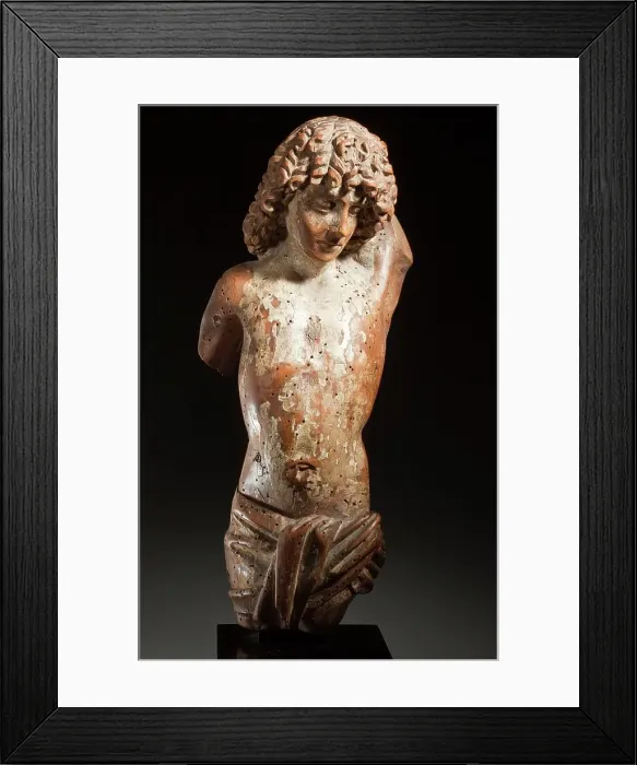 Framed Print : Torso of Saint Sebastian, between c.1470 and c.1480. Creator: Unknown Framed Print : Torso of Saint Sebastian, between c.1470 and c.1480. Creator: Unknown